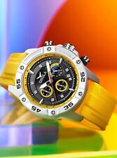 * Top Marke Armbanduhr Herren Chronograph Datum Silikon Quarz Sportuhr + Box