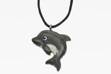 Kette Delfin Holzanhänger