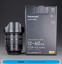 Panasonic Lumix G Leica DG 12-60 mm F 2.8-4.0 AF OIS Sehr guter Zustand OVP