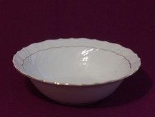Servierschüssel mit Goldrand