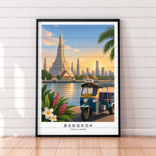 Bangkok thailand ungerahmter - bangkok,