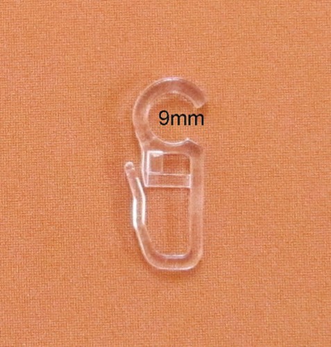 Gardinenhaken klar öse 9mm - gardinenhaken,