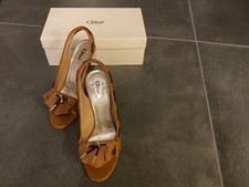 Chloe Sandalen cognacfarben Gr.39