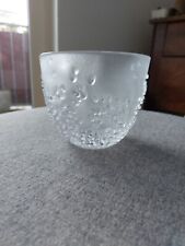 Peill und Putzler Bleikristall Vase Patmos Design Tüselmann Mundgeblasen 70er