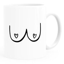 Kaffee-Tasse Brüste Brust