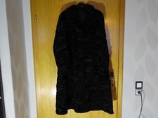 Edler Damen Echt Pelz Mantel, Astrachan Persianer in sehr guten Zustand