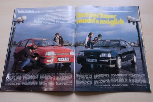 Rallye racing 1985 opel - racing, 01/1985