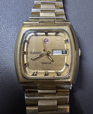 Rado Senator Automatik Gold Capped Vintage Uhr 1980er