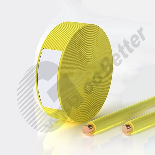 Gelb pvc isoliert - gelb, pvc-isoliert