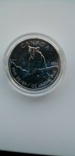 1oz Silber Canadian Wildlife Series Cougar 2012 .9999 Fine in Kapsel