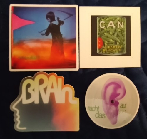 Krautrock stickers can - 4, can-ege