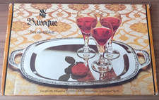 WMF Baroque Tablett Servierplatte Serviertablett Cromargan  in OVP #210