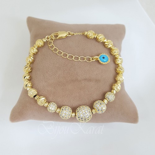 Dorika nazar armband 18k - armband,