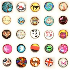 Di-VO Click Buttons Druckknopf Snap Rund verschiedene Modelle, 18mm