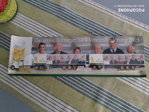 Bitburger mega bier truck - bier,