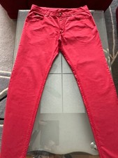 ROBERT RED Herren Jeans rot 54 (passend auch zu Tracht)