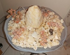 Orangencalcit Edelsteinbrunnen