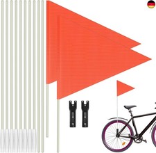2 Stück Fahrrad Wimpel 200 cm