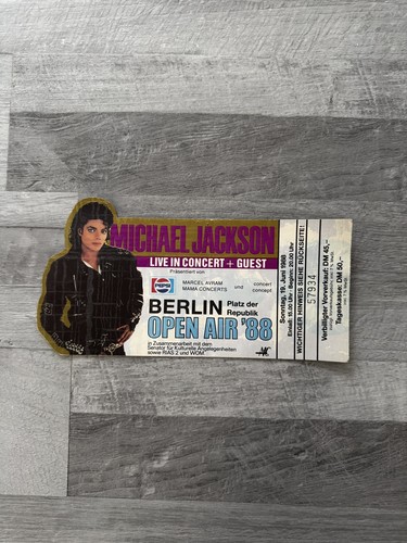 Michael jackson konzertticket - jackson,