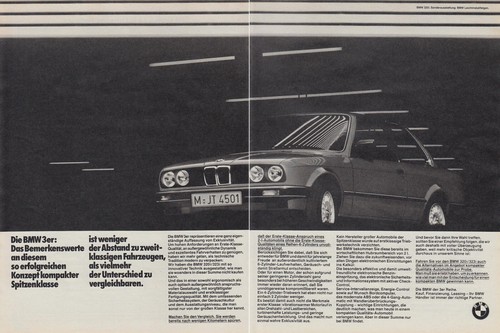 Bmw 320i reklame - 320i, (e30)