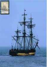 Altes Segelschiff Schmuckblatt 1.2