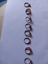 8 schöne Ringe 925 Silber