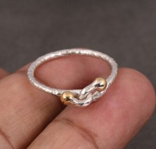Two Tone Textured Sterling