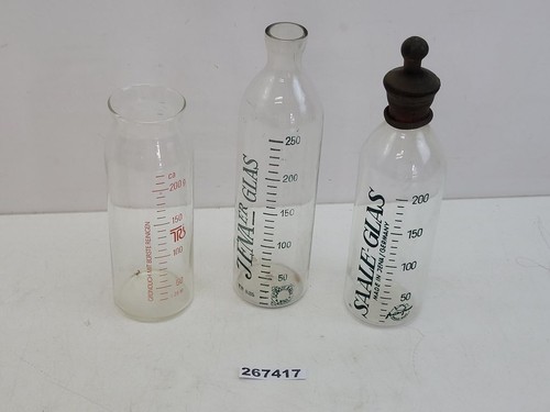 Milch flaschen jenaer - 3x,
