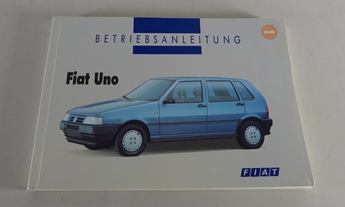 Betriebsanleitung fiat uno - betriebsanleitung,