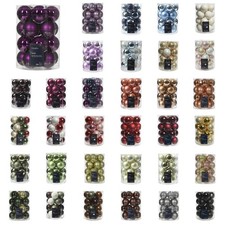 20 Weihnachtskugeln 6cm Glas Christbaumkugeln Anhänger Weihnachtsbaumschmuck uni