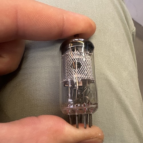 Ef86 tube röhre - getter, foil