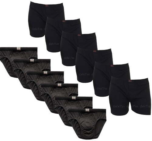 12 herren boxershorts - 3/6/9/12,