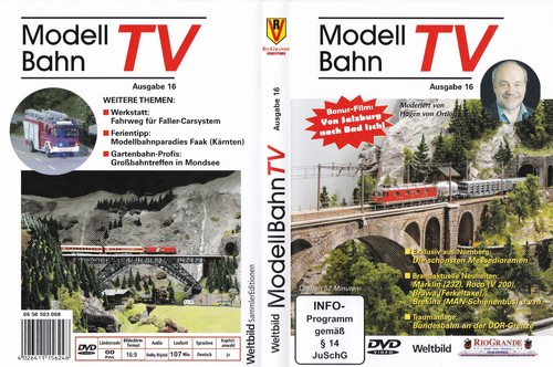 Dvd modell bahn ausgabe - bahn, tv