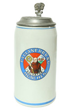 Alter Brauereikrug Paulaner Salvator München Bierkrug Krug brewery stein Bier