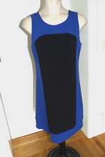 colour blocking Kleid 70er Jahre Stil PROMOD Größe 38