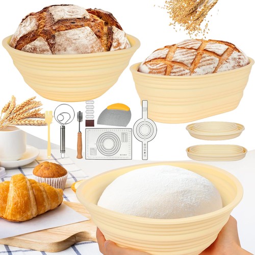 12stück brotbackset gärkorb - 12stück,