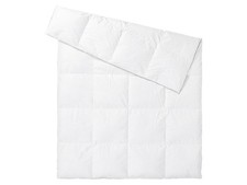 LIVARNO home Luxus-Daunen-Kassettendecke, 155 x 220 cm - B-Ware neuwertig