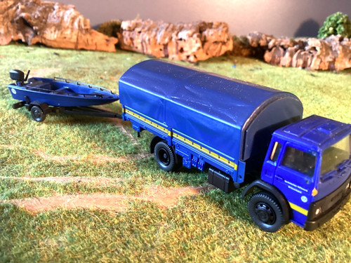 Kibri thw magirus lkw - thw, boot
