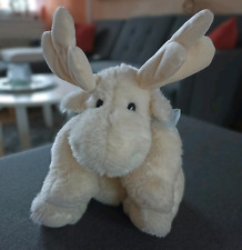 TCM Tchibo Elch Eric blaue Schleife Stofftier Plüsch Kuscheltier ca 40cm