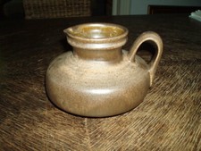 kleiner Krug Kanne Keramik "Silberdistel" Handarbeit nummeriert 