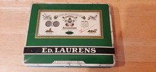 Ed. Laurens, Laurens grün Zigaretten, Dose, Metall, leer