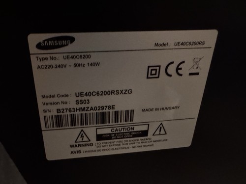 Samsung fernseher ue40z6200 - samsung,
