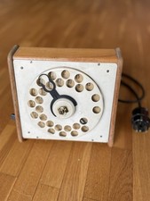 Belichtungsuhr Holzgehäuse funktionstüchtig Wählscheibe Feinmechanik Dresden DDR