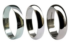 5Mm 950 Platin Eheringe D