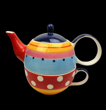 Tea for one  Cha Cult farbig mit Punkten