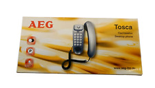 AEG Tosca Festnetztelefon mit Anruferkennung & Tonwahl Tisch oder Wandmontage