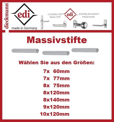 Edi vierkantstift massivstift - vierkantstift,