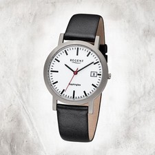 Regent Titan Herren Uhr F-1108 Quarzuhr Armband schwarz URF1108