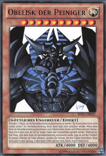 Yugioh obelisk der peiniger - yugioh,