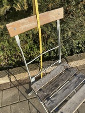 Biergartenstuhl Klappstuhl Gartenstuhl Gestell verzinkt Gastronomie Altholz